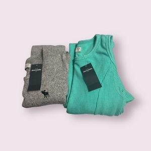 Lot (2) Abercrombie & Fitch Girls Shirt and Dress Sz 13/14